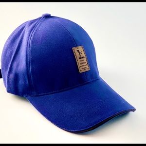 New Cap with leather patch detail